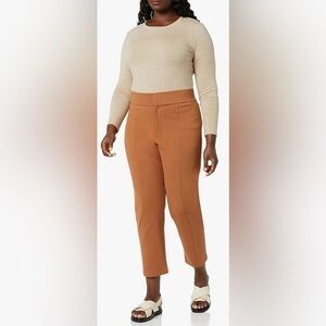 Amazon Aware Women's Ponte Knit Slim Pant Plus Size
